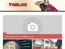 Tablet Screenshot of fablog.fr